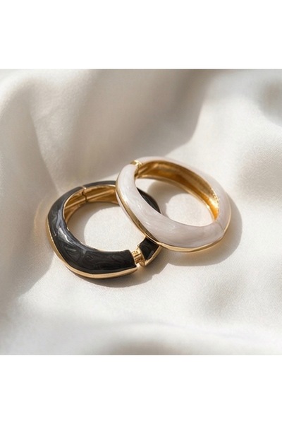 shinora.jewelry Luna Duo 2’li Kelepçe Bileklik Seti