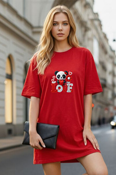 HOFFNUNG Γυναικείο κοντομάνικο μπλουζάκι με λαιμόκοψη Φόρεμα νυχτικό