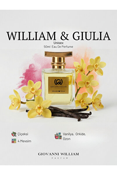 Giovanni William William 🖤 Giulia Kadın/Erkek Parfümü Yazlık | Güçlü Kalıcı ...