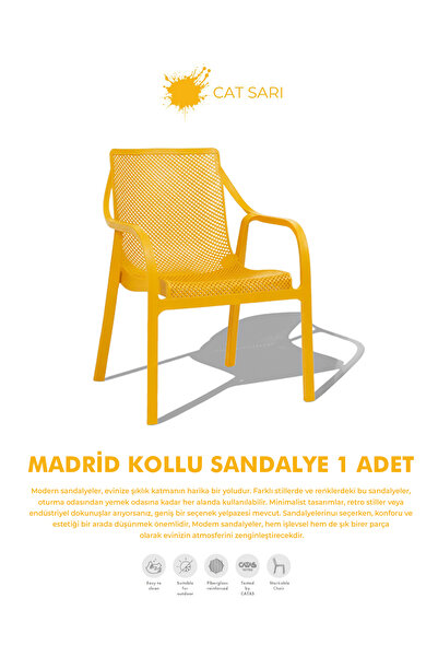 Daim Plastik MADRİD LÜX CAFE & RESTAURANT SANDALYESİ
