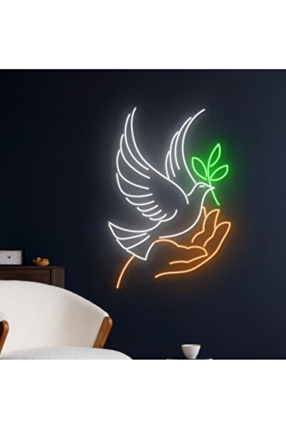 Slasa Slim Bird LED Neon Sign 43x30 cm Multicolor Light with 6mm Acrylic Base...
