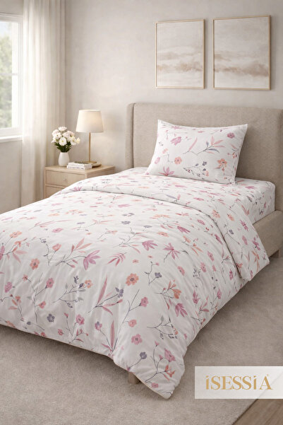 Isessia Σετ Παπλωματοθήκης Fiora για Μονό Άτομο με Σεντόνια |   160 επί 240 εκ.