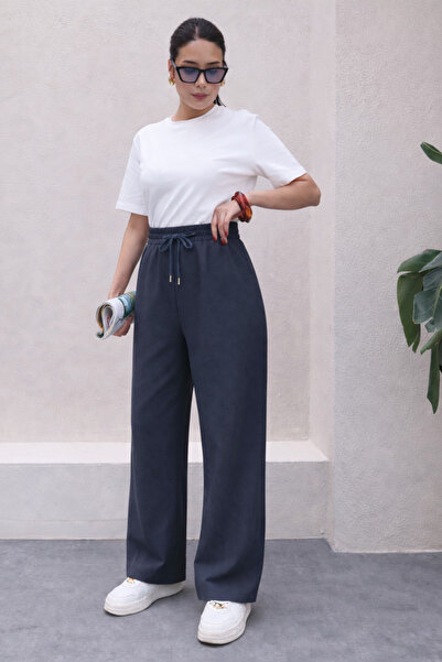 BayBayan ΓΥΝΑΙΚΕΙΟ ΠΑΝΤΕΛΟΝΙ ΠΑΛΑΖΟ ΛΙΚΡΑ ΜΕ ΨΗΛΗ ΜΕΣΗ ΚΑΙ ΔΑΝΤΕΛΕΣ