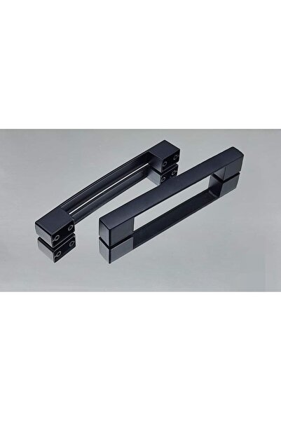 ESSENTIA BUILD & HOME Siyah Köprü Kulp 192mm – Modern Mutfak Dolap Çekmece Ku...