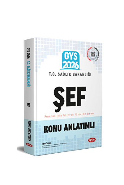 Data Yayınları T.C. Sağlık Bakanlığı GYS Şef Konu Anlatımlı 2026-2027