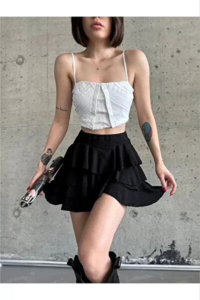 Wear Up Mykonos Basic Φούστα - Μαύρη