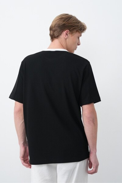 BASEL.CO Tricou unisex texturat anii '90