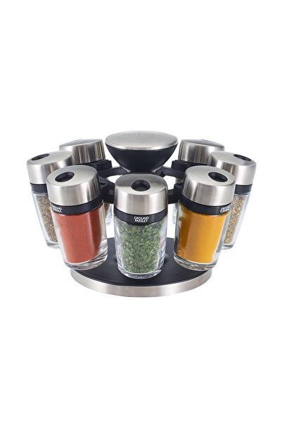 Empressco H121807 Cambridge 8 Kapaklı Cam Baharat Kavanozu, Baharat Düzenleyi...