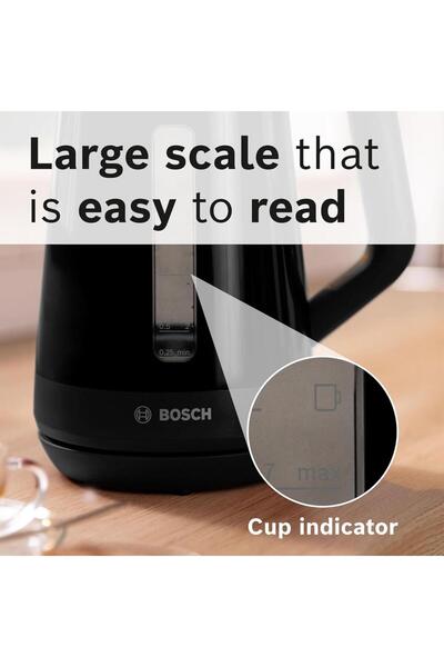 Bosch 1.7L MyMoment Kettle Rapid Boil Triple Safety BPA-Free 3000 W
