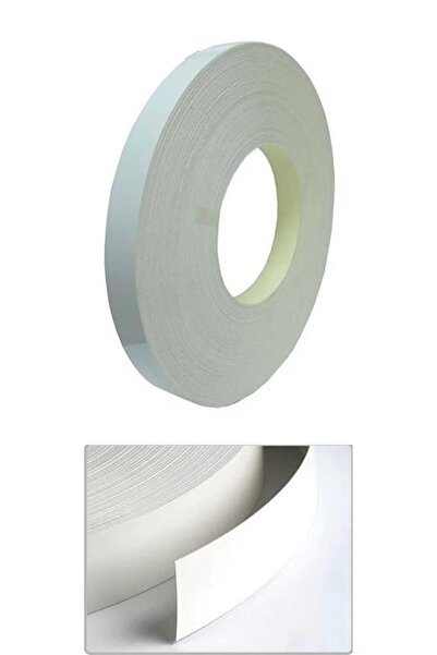 ESSENTIA BUILD & HOME Mobilya Kenar Bant 20 mm x 10 Metre Parlak Beyaz Ütü Ba...