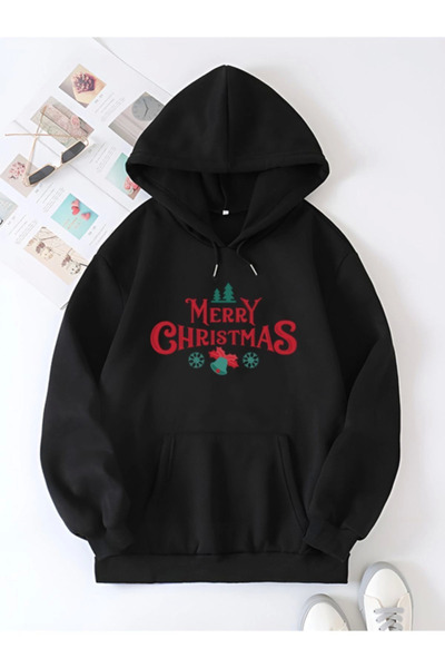 Wear Up Merry Christmas Swea tricou - Hodie - Negru