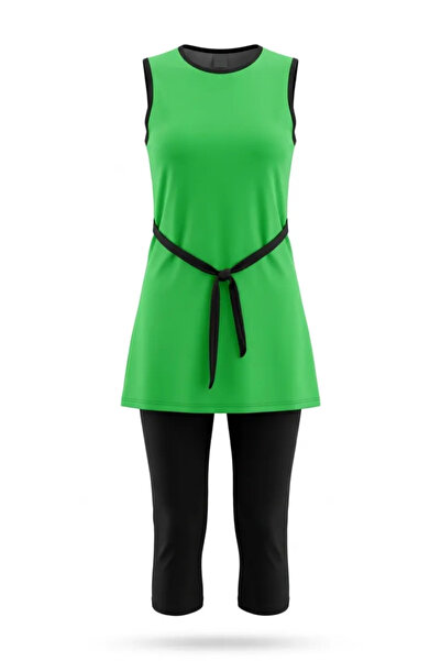 sefamerve Μαγιό πισίνας Quick Dry Zero Sleeve 2612-07 Φωσφοριζέ Πράσινο