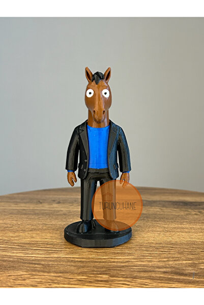 TURUNCUHANE Bojack Horseman Figür 15 CM – Dekoratif 3D Baskı Koleksiyon Ürünü