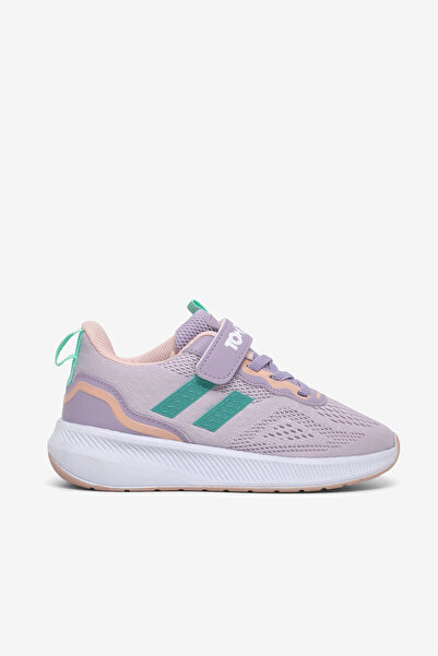 Tonny Black Παιδικό Unisex Παπούτσι Λιλά Πράσινο Άνετο Στενό Εφαρμοστό Αναπνε...