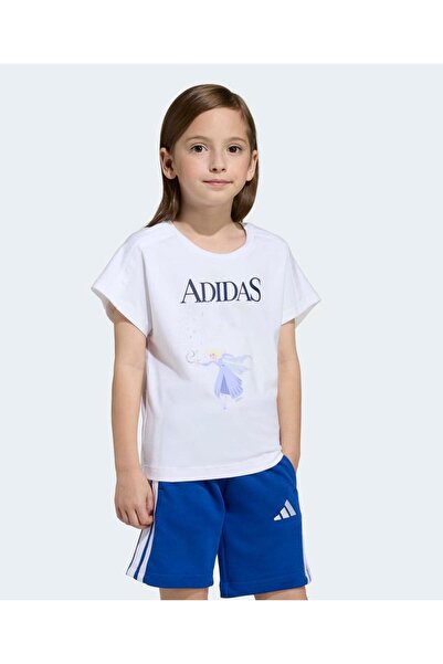 adidas تي شيرت ديزني فروزن بأكمام قصيرة - أبيض
