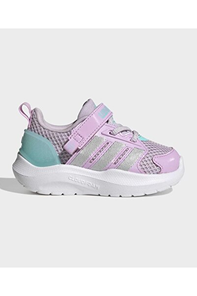 adidas حذاء الجري لايتوراما بإغلاق فيلكرو - لون أزرق ثلجي/فضي معدني/أزرق مائي...