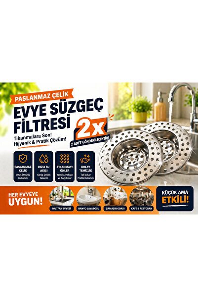 Markasız ucuz Lavabo Süzgeci Paslanmaz Çelik Gider Süzgeci Mutfak Banyo Kıl T...