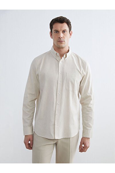 LC Waikiki Standard Fit Linen Blend Men's Shirt from Uzg Store for Style Enth...
