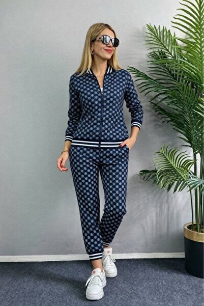 Wear Up Set din două piese pentru femei, cu mâneci lungi, cu fermoar în față,...