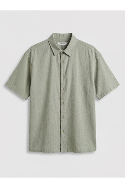 LC Waikiki Green regular fit men's shirt from gulis clothing