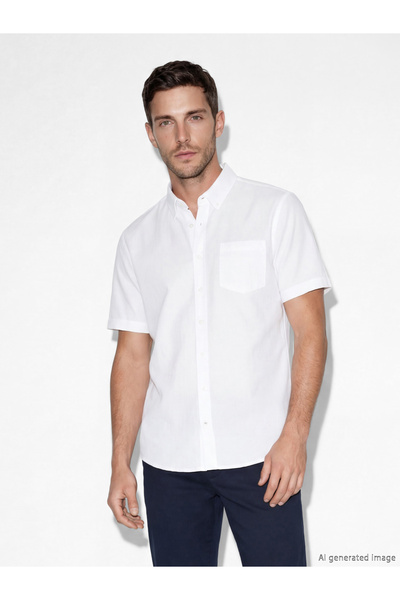 LC Waikiki Sparkling Choices from Shining Store Standard Fit Dobby Men's Shirt