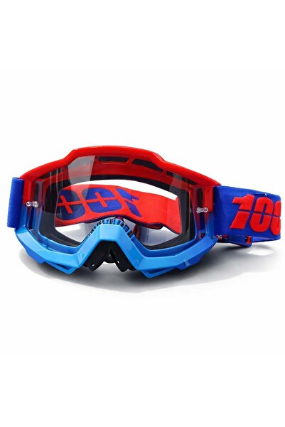 Airoh %100 Accuri C18 Kırmızı Mavi Goggle