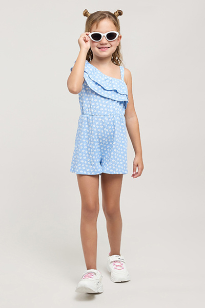 R&B Floral Print Sleeveless Romper