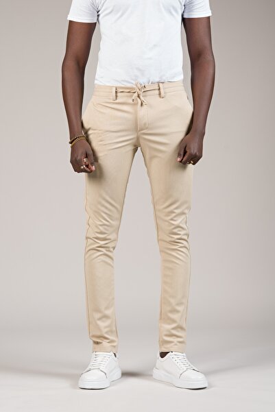 ADVANTE Παντελόνι Jogger με στενή εφαρμογή, υφή slimfit, στενό μπατζάκι, ελασ...