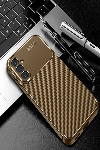 Nezih Case Samsung Galaxy A37 Uyumlu Kamera Korumalı Karbon Tasarım Koruyucu ...