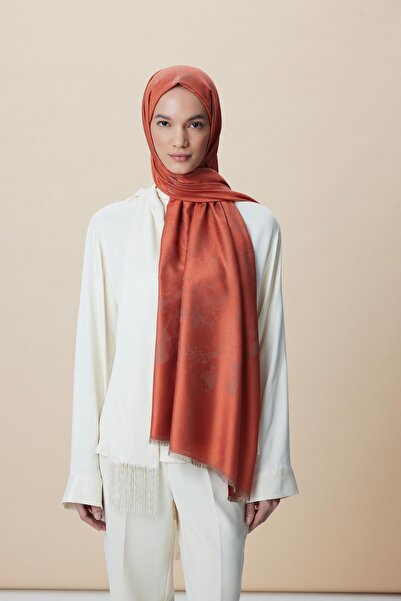 Maisa Jade Jacquard Modal Silk Shawl