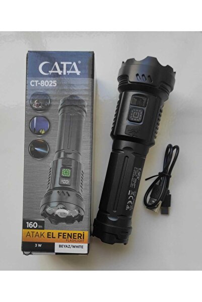Cata Ct-8025 Atak El Feneri (Acil Durum Fonksiyonlu)