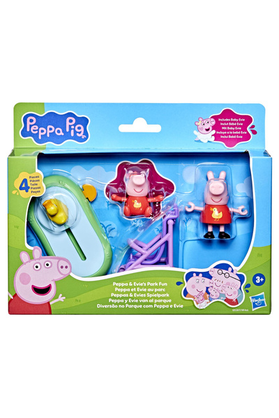 Hasbro Σετ Πέππα το Γουρουνάκι: Η Πέππα και η Έβι σε... " ​ ​ το λούνα παρκ γ...