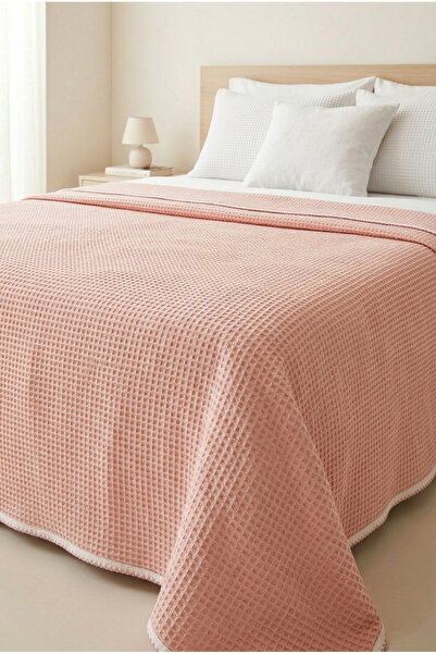 Motif Mağaza 100% ΒΑΜΒΑΚΙ Διπλό Κάλυμμα Κρεβατιού Βάφλα 180x230 εκ.