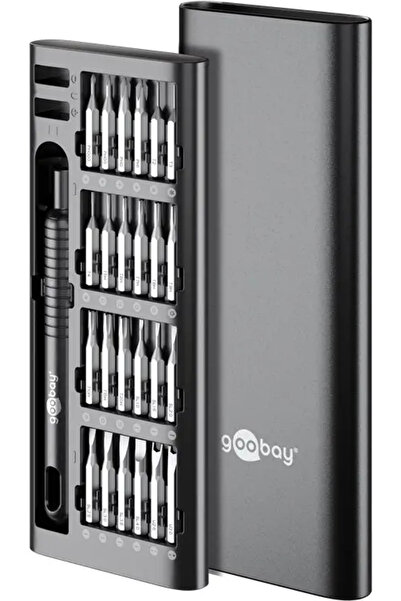 goobay Σετ κατσαβιδιών υψηλής ποιότητας με 48 μύτες 28mm από ατσάλι ακριβείας...