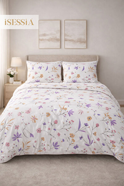 Isessia Σετ Παπλωματοθήκης Fiora με Διπλά Σεντόνια |   200 x 240 εκ.