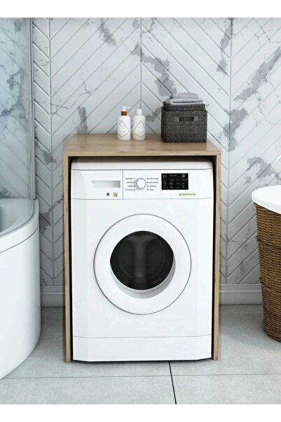 MELODİ DESİNG Modern Ahşap Çamaşır Makinesi Dolabı – Banyo Düzenleyici