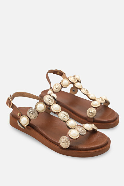Liza Shoes صندل نسائي من ARYA مزين بالأحجار من الأمام A035-K920