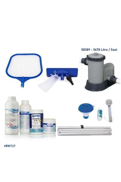 BESTWAY İntex Havuzlarla Uyumlu Full Havuz Temizlik Seti 58389 BW727