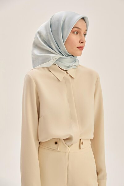 Maisa Karte Tivil Μεταξωτό Φουλάρι ΒΡΕΦΙΚΟ ΜΠΛΕ 90 x 90