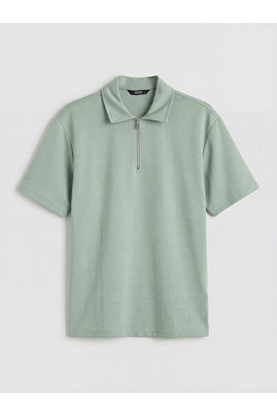 LC Waikiki Green Polo Neck Men's T-Shirt