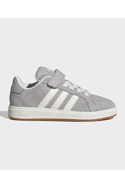 adidas Grand Court 00s Velcro Closure Shoes - Grey Two/Off White/Gum
