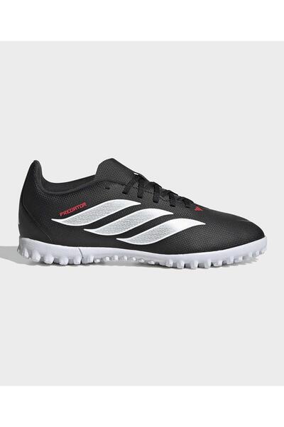 adidas حذاء كرة قدم بريداتور كلوب تيرف - أسود أساسي/أبيض سحابي