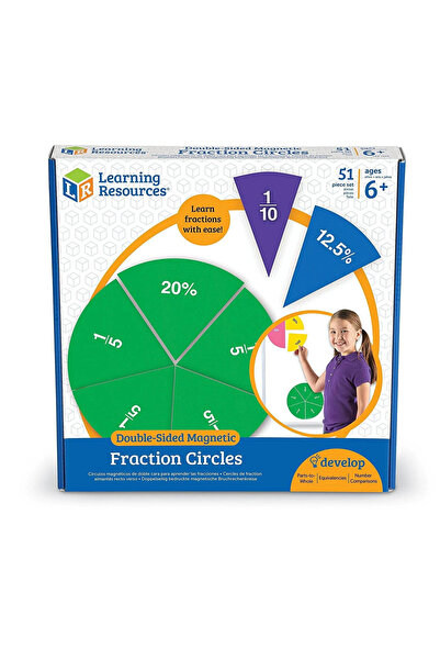 Learning Resources Cercuri magnetice cu fractii