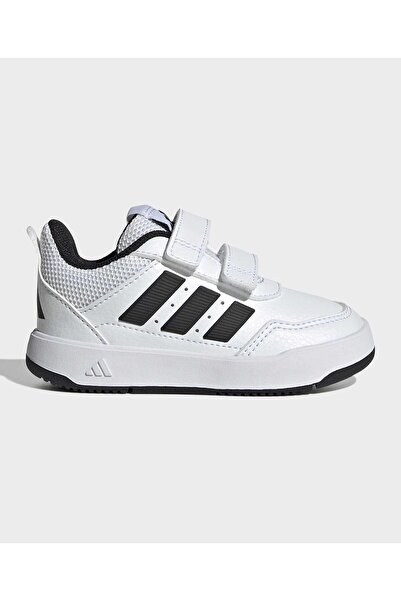 adidas حذاء تينساور سبورت 3.0 بإغلاق فيلكرو - أبيض سحابي/أسود أساسي