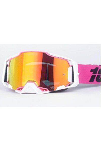 Airoh %100 Armega T20 Beyaz Pembe Goggle