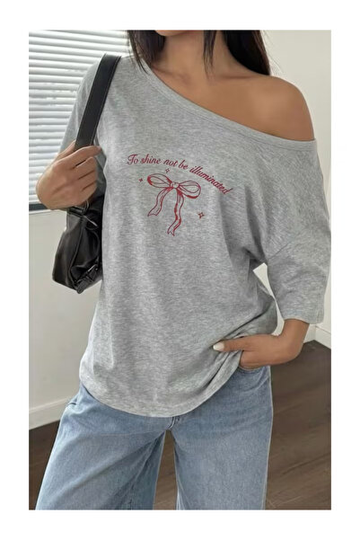 Machetta Γυναικείο μπλουζάκι με λαιμόκοψη Kayak Shine με στάμπα Oversize από ...