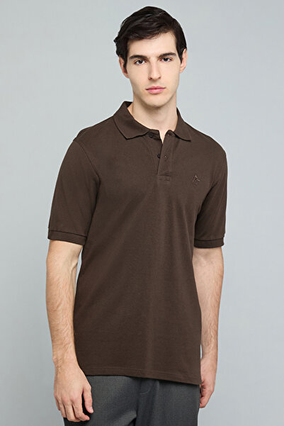 R&B Solid Polo T-Shirt with Short Sleeves