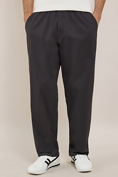 R&B Solid Knit Pants with Drawstring Waist