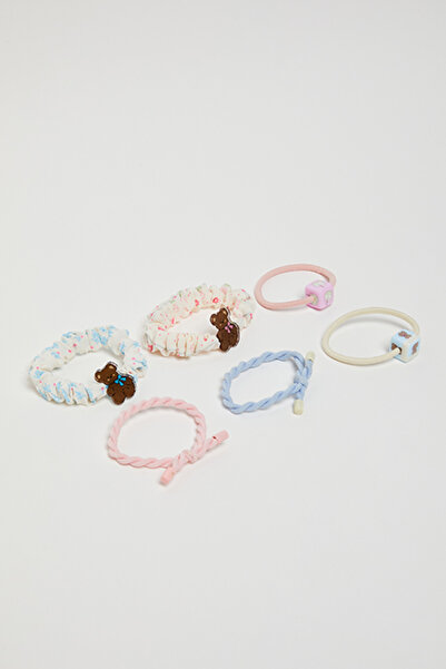 R&B 6 Pack Ponytail Hairbands