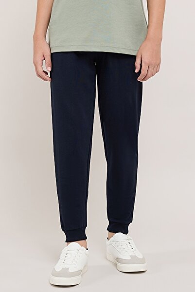 R&B Solid Joggers with Drawstring Waist